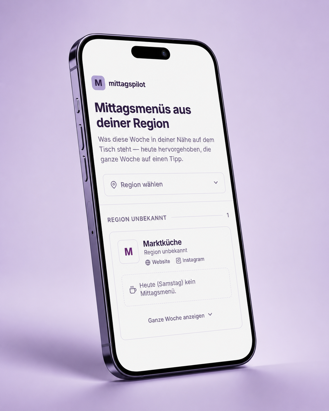 Weiteres Projektbild – Mittagspilot