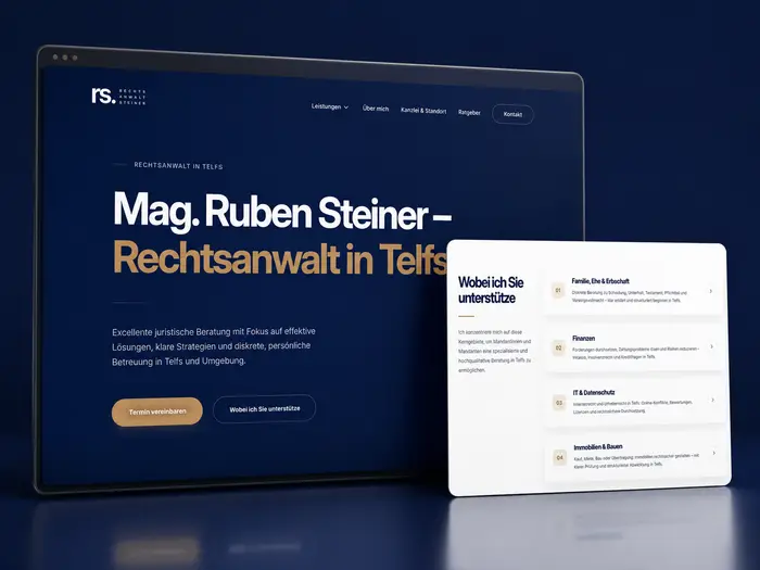 Mobile Ansicht von Rechtsanwalt Mag. Ruben Steiner